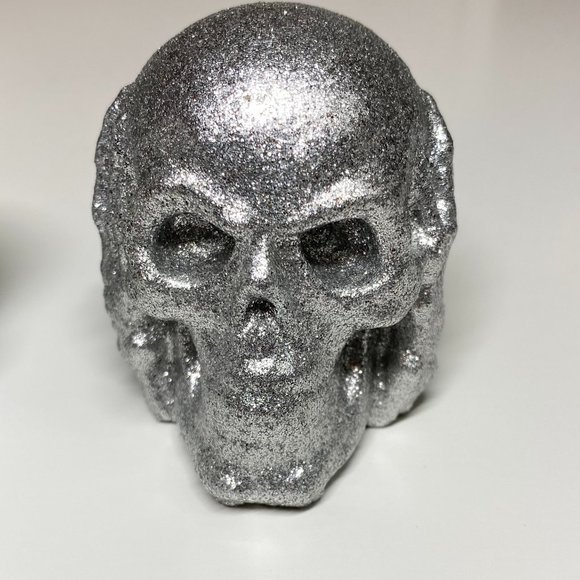 Glittery Three Wise Skeleton Heads- See, hear, speak no evil - Picture 4 of 4